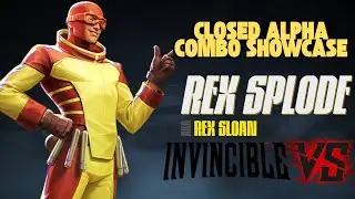 Invincible Vs Rex Splode Closed Alpha Combo Showcase