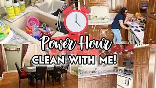POWER HOUR CLEAN WITH ME 2019 | REALISTIC CLEANING| SAHM MOTIVATION