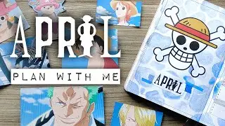 PLAN WITH ME | APRIL 2021 BULLET JOURNAL SET UP |⚓ ONE PIECE THEME ⚓| Dano's Bujo