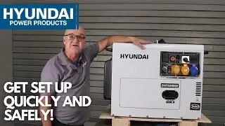 Hyundai Diesel Generators ( DHY6000SE / 8000SELR / 8000SELR-T ) Adding and Draining Oil & Fuel