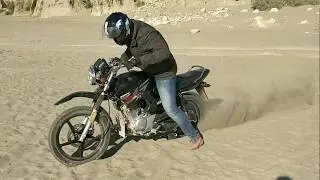 Lets off-road with Yamaha 125 YBR G.