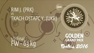 1/2 FW - 63 kg: Y. TKACH OSTAPC (UKR) df. J. RIM (PRK) by TF, 10-0