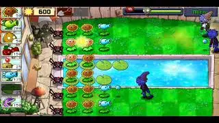Plants vs Zombies Pool Level 1 Walkthrough | PVZ | ST Warriors Gaming | STW