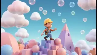 Roblox Tiny Builder Stuck in a Bubble | Kids Songs & Nursery Rhymes