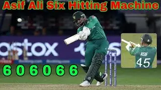 Six Hitting Machine Asif Ali