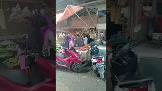 Pasar Warungkiara Sukabumi beberapa hari sebelum Lebaran