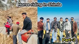 Shimla Mein Horse Riding | Nature Ke Beech Ek Yaadgar Safar 🐎❄️ #toprealbuddy 