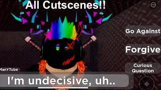 ALL CUTSCENES (Good, Bad, Curious Question) IN THE VENT NIGHTMARE | The Piggy Battle