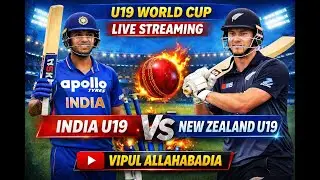 Live: IND U19 vs NZ U19 Live Match Today Fan Commentary,  Live, Queens Sports Club, Bulawayo