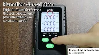 R&D INSTRUMENTS RD630 Electromagnetic Field Radiation Detector Tester