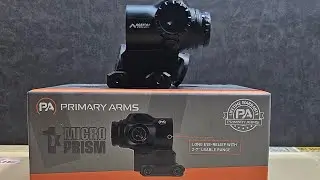 Primary Arms SLx 1X MicroPrism&trade; Scope - Green Illuminated ACSS Cyclops Reticle - Gen II