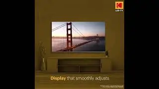 Get the best visuals adjusted according to your needs with Kodak TV. | Trending | Youtube Shorts