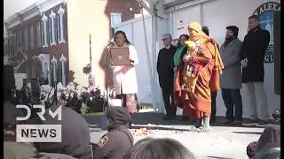 Buddhist Monks Walk for Peace Arrive Alexandria VA Mayor Proclamation | DRM News | AK1F