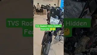 TVS Radeon 110Cc Hidden Features #automobile #tvs #radeon #bike #youtubeshorts #viral