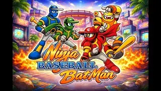 Ninja Baseball Batman (Arcade) – Remastered Full Gameplay
