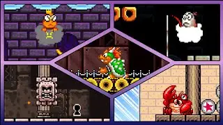 New Super Mario World 2: Around The World - All Bosses
