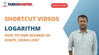 Logarithm Shortcut for CAT | NMAT | SNAP #catshortcut #cat2023 #tarkashastra #catconceptvideo