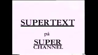 NBC Super Channel: Hinweis &bdquo;Supertext&ldquo; (November 1993)