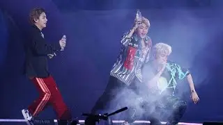 Jin taking his water revenge from Maknae line in 2025 BTS concert video 