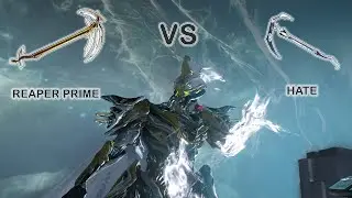 Warframe Reaper Prime VS Hate Riven Modded Build Best melee