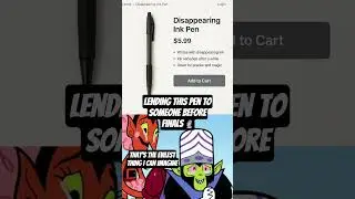 Evilest thing - Disappearing Ink Pen
