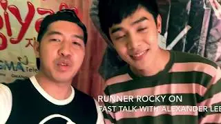 Alexander Lee Answers A Cool Fast Talk with Runner Rocky!