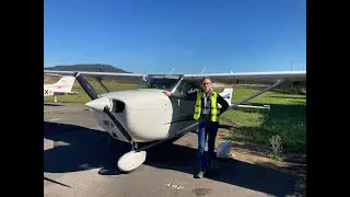 First Solo Flight. Suelta. Первый самостоятельный. Short version. Real aeroclub de Vizcaya. Bilbao.