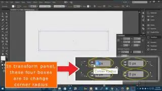 Making  rectangle's any corner round in Adobe Illustrator CC