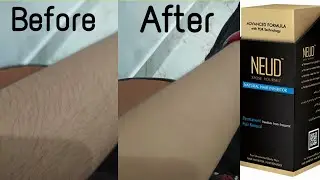 Permanent Hair Removal solution | Hair removal at home | NUED | Natural hair Inhabitor #neud