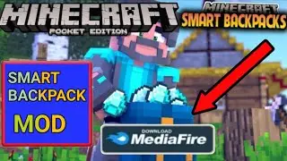 SMART BAGPACK MOD & ADDON FOR MINECRAFT POCKET EDITION 🔥 [hindi] | MOD FOR MCPE | VERSION 1.18
