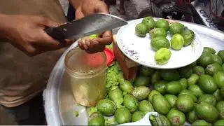 Masala Ambarella(Green Amra) Special Summer Fruits | Street Food Dhaka