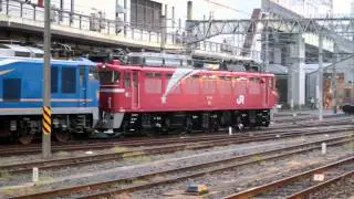 JR大宮総合車両センター　DE10-1099+EF510-510+EF510-501+EF81-81　入替え作業①