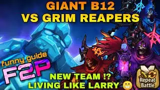 GIANT B12 / GB12 VS GRIM REAPERS SPEED DOT TEAM SUMMONERS WAR SW
