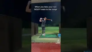 TAKE YOUR FRIEND TO THE DRIVING RANGE! GOLF BEGINNERS! #golf