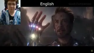 Reaction: Iron Man in Different Languages