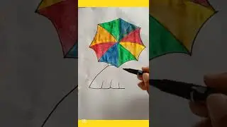 How to girlfriend/boyfriend art. ছাতার নিতে ছেলে ও মেয়ে একসাথে আর্ট। Sobuj drawing।