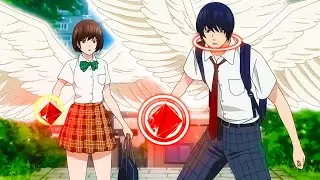 He was rescued by angels to become God, but there's a twist. Anime Recap