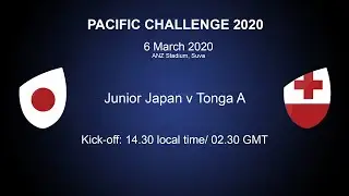 Pacific Challenge 2020 - Junior Japan v Tonga A