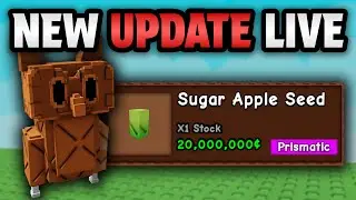 Live 🔴 | NEW WORKING BEES UPDATE, FREE COOKED OWL in Grow a Garden!