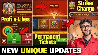 Carrom Pool New Unique Updates | Profile Likes & Dislikes | In-Game Striker Change | Jamot Gaming 