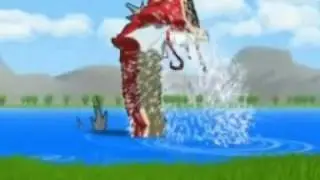 Gyarados fires his lazor!!!
