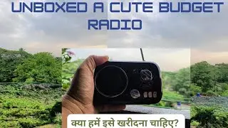 Unboxing A 3 band budget radio with excellent bluetooth & mp3  #analyticalanand #radio #retro #fm