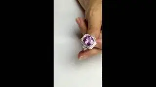 7.02 Carat Museum Grade Orchid Cuprian Elbaite Tourmaline