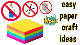 ( No Glue ) Paper Craft 😍 | Easy Paper Craft | Paper Toy Without Glue | Art Tist Ayush 