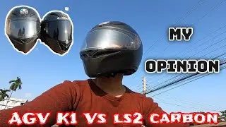 LS2 carbon vs AGV K1|Comparison| User Experience | ThoughtsOnWheels #agvk1 #ls2