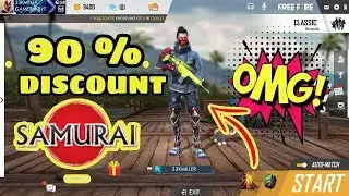FREE FIRE 90% MYSTERY SHOP 2.0 DISCOUNT BUY FREE SAMURAI BUNDLE🔥🎮 SO LUCKY #KKB