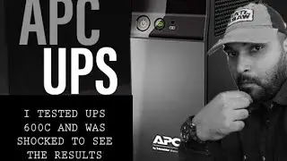 Testing the APC UPS 600C on laptop and WiFi Router after 3 months of usage