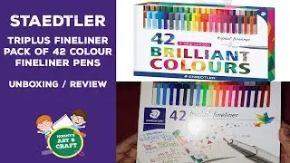 Staedtler Triplus fineliner pack of 42 colour fineliner pens Review