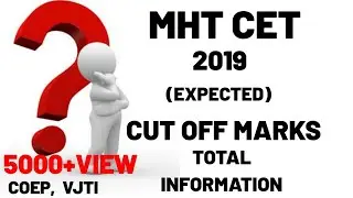 MHT CET 2019 CUT OFF MARKS 😱😱🔥🔥🔥