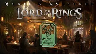 Lord of the Rings | The Green Dragon Inn Music and Ambience 5hrs #celticmusic #lotr #tavernmusic
